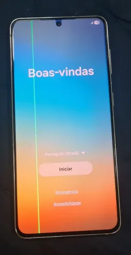 Samsung Galaxy S21 FE (128GB) - Funciona Perfeitamente - Com Listra Verde na Tela