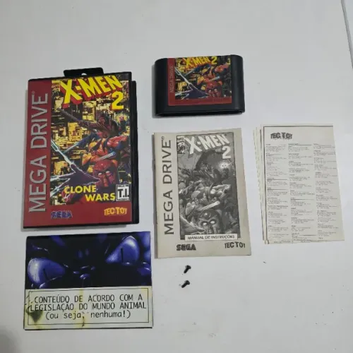 X-men 2 - Sega Mega Drive Tectoy completo