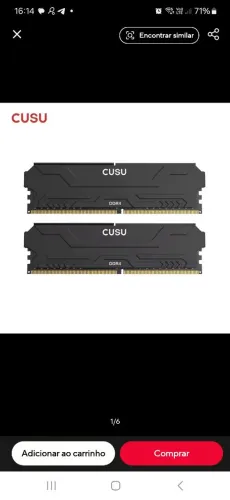 Memoria ram ddr4 8 gb 3200mhz