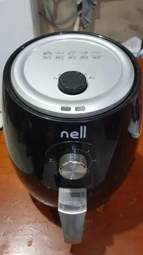 Fritadeira Elétrica sem Óleo/Air Fryer Nell Smart Preta 2,4L com Timer