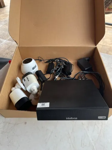 Kit câmera + Dvr + Power Balun + Hd 3 TB