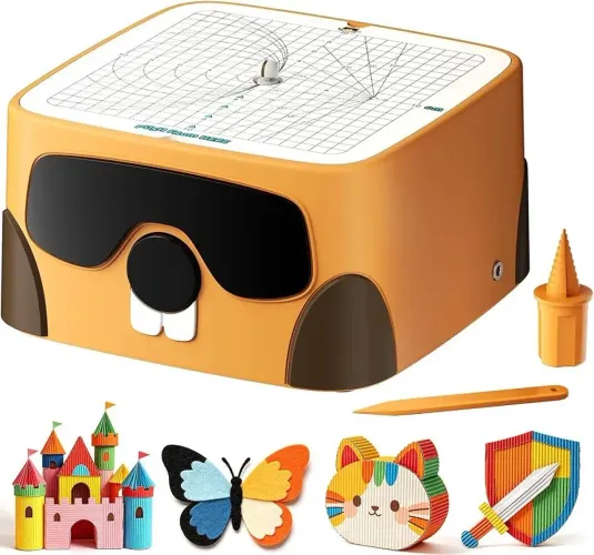 Cortador De Papelão Beaverbot Para Crianças, Kit De Ferramentas De Construção De Papelão..