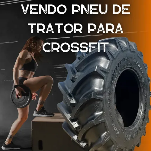 Pneu de trator para crossFit