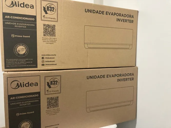02 Ar-condicionado Split Midea 9000 BTUs Inverter Lite - 42EBVCA09M5