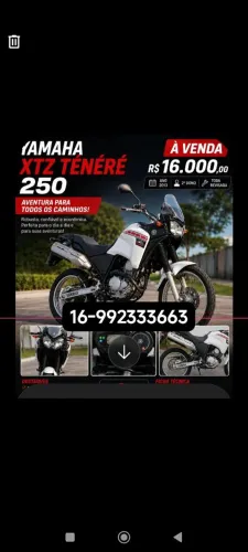 Ténéré 250 melhor moto da categoria 