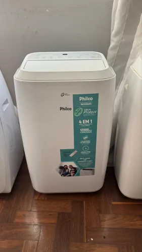 Ar-condicionado portátil Philco 12.000 BTUs 220V Vírus Protect