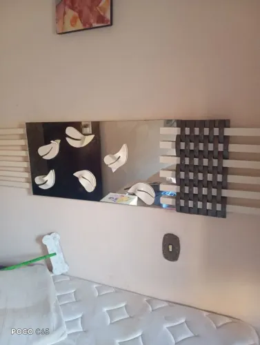 Cabeceira de cama ou enfeite de luxo para parede