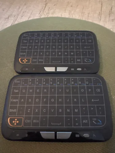 Kit 2 Mini Teclados Sem Fio 2.4GHz com Touchpad para TV Box, PC e Smart TV