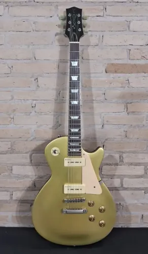 Guitarra Les Paul Gold Top Tanglewood Caps Entwistle P90