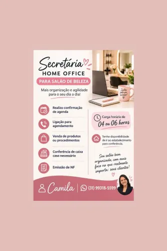 Recepcionista/ Secretária Home Office