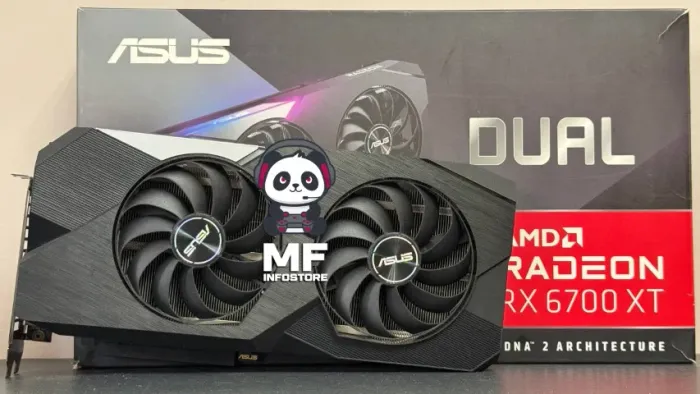 Placa de Vídeo RX 6700 XT 12GB Asus Dual