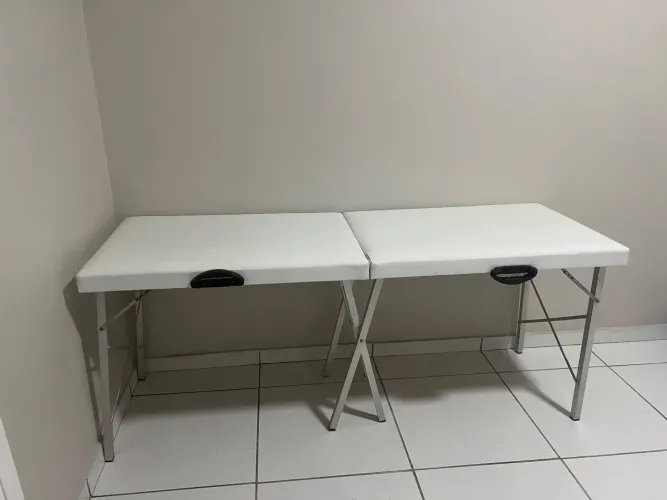 Maca estética portátil dobrável maleta