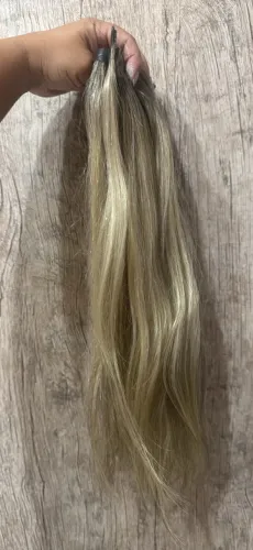 cabelo loiro mesclado brasileiro