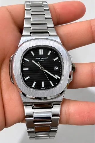 Relógio Masculino Aço Inox Estilo Luxo Preto