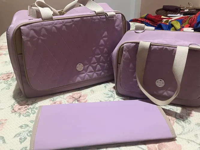 Kit bolsa maternidade com trocador