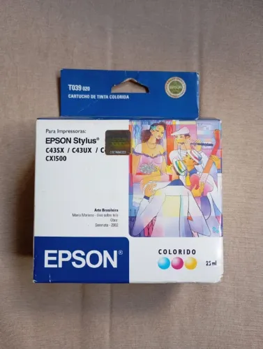 Cartucho colorido original Epson Stylus T039 020 c43sx/c43ux/c45/cx1500