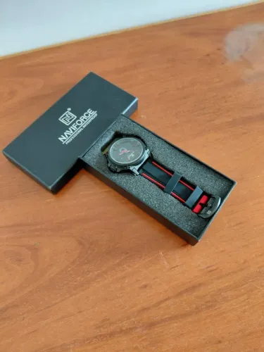 Relógio NAVIFORCE Masculino Esportivo com Pulseira Silicone e Caixa