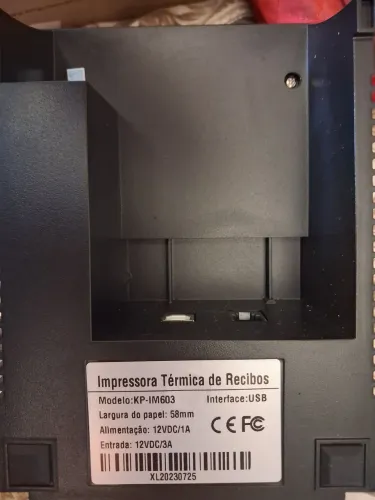 Impressora de recibos KP-IM 603 papel 58mm(com 15 dias de uso)