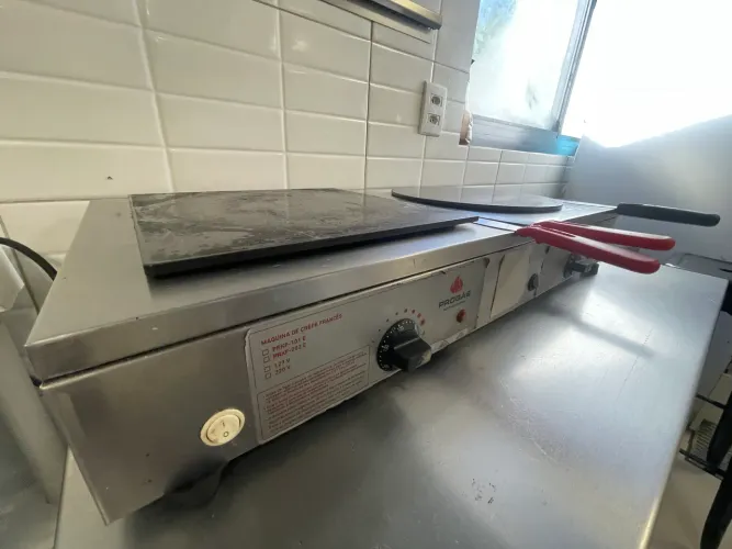 Máquina de Crepe Francês Progás