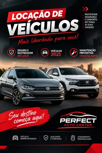 Locação de veículos.