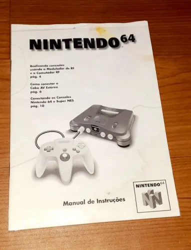 Manual original N64 Nintendo 64 Gradiente.