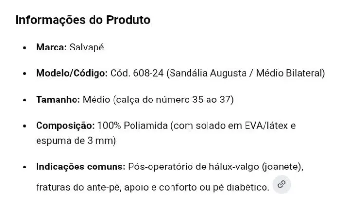 BOTA ORTOPÉDICA SALVAPÉ