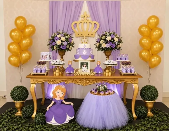 Mesa de Decoração Casamento 15 anos