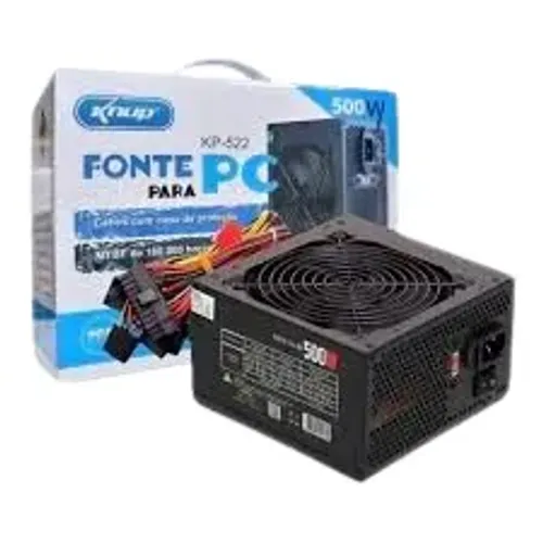 Fonte De Alimentação Para Pc Knup Kp-522 500w