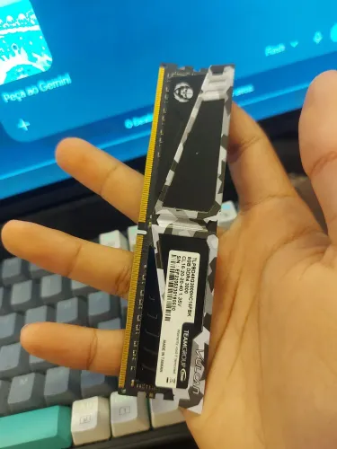 Memória RAM 8Gb DDR4 3000Mhz T-Force Vulcan Pichau