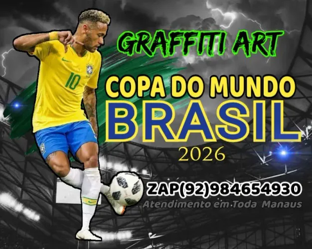 Grafiti Copa do mundo Manaus 
