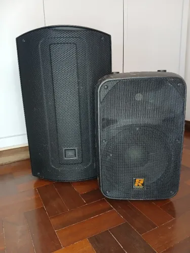 JBL MAX 12 + Staner Sr110a Caixas de som amplificadoras