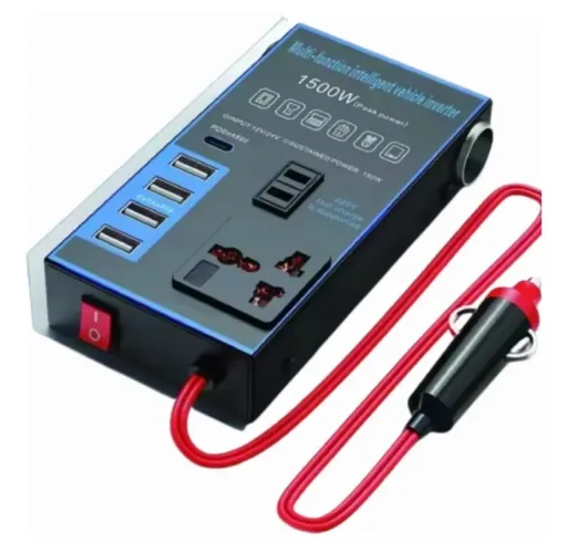 Inversor conversor 12v 24v para 110v para veículos e embarcações 