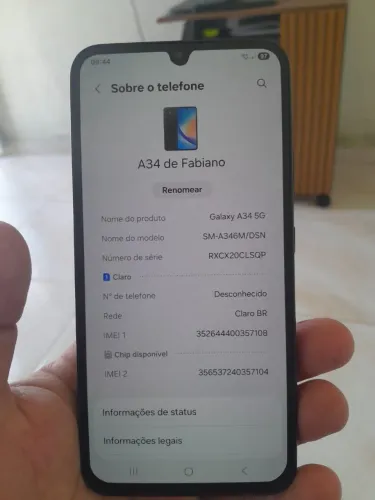 CELULAR SAMSUNG A34 5G 8G RAM 256GB