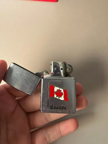Zippo Original Bandeira do Canadá ? Edição Niagara Falls | Colecionável