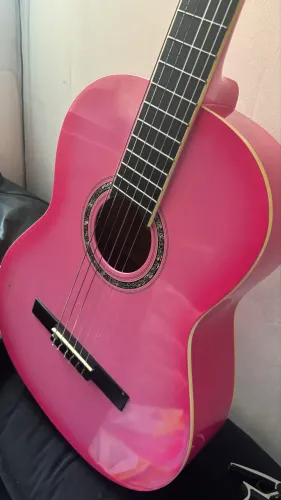 Violão Rosa estudante GIANNINI