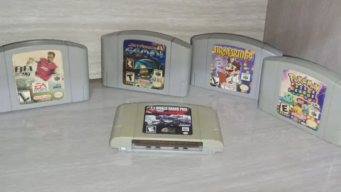 Jogos originais Nintendo 64 - funcionando