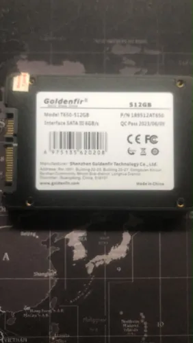 SSD 512GB 100%