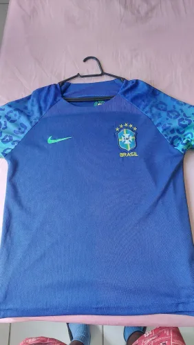 Camisa Seleção Brasileira 2022 Azul - Tamanho M