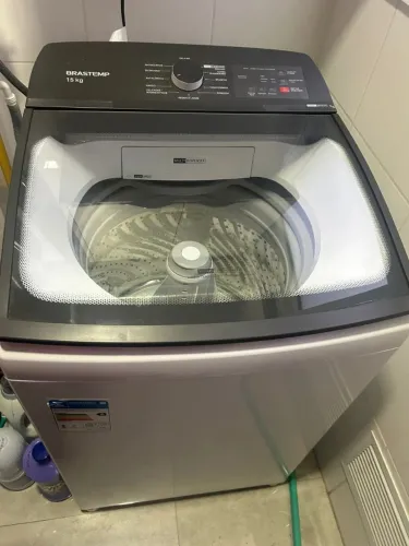 Lavadora de Roupas Brastemp 15Kg BWF15AB Ciclo Tira Manchas Advanced Ciclo Antibolinhas