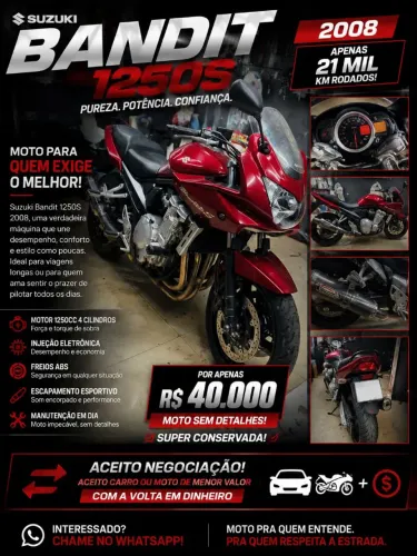 Bandit 1250 S