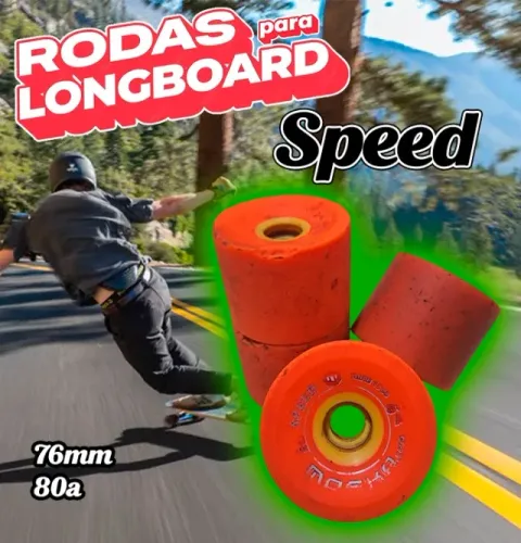  Rodas de Skate Longboard - para Speed