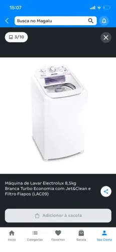 Máquina de lavar