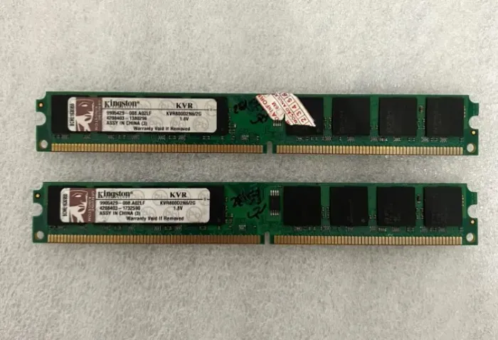 Memória Ram Kingston Ddr2 800mhz 4gb (2x2gb) Para Pc
