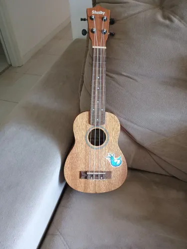 Ukulelê Shelby su21m com capa novinho