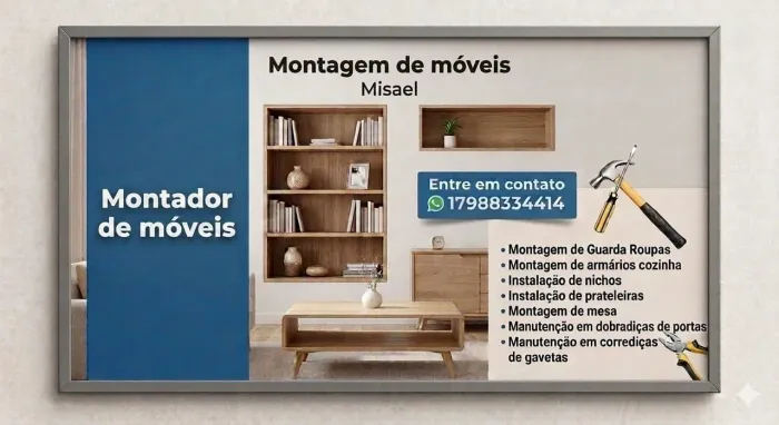 Montagem e manutenção em móveis