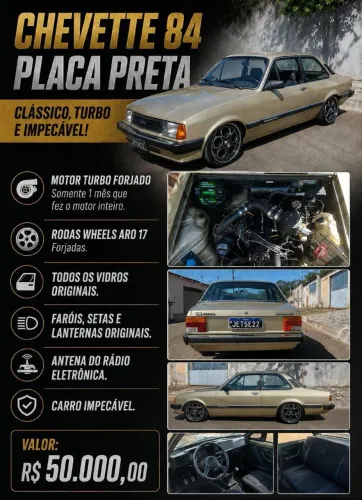 Chevrolet Chevette L / SL / Sl/e / DL / SE 1.6 1984