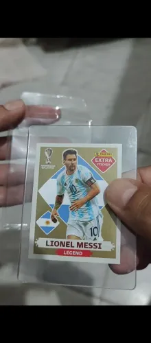 Figurinha Messi Gold Copa 2022 (Impecável)