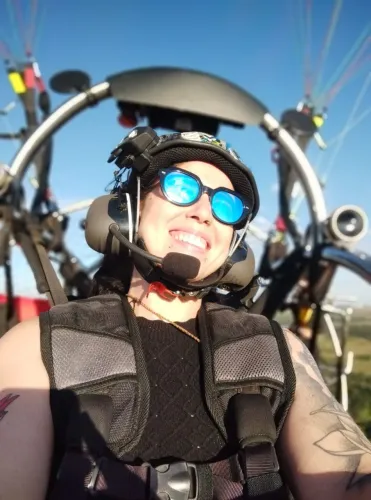 Voo Duplo de parapente (paratrike) Uberlândia 