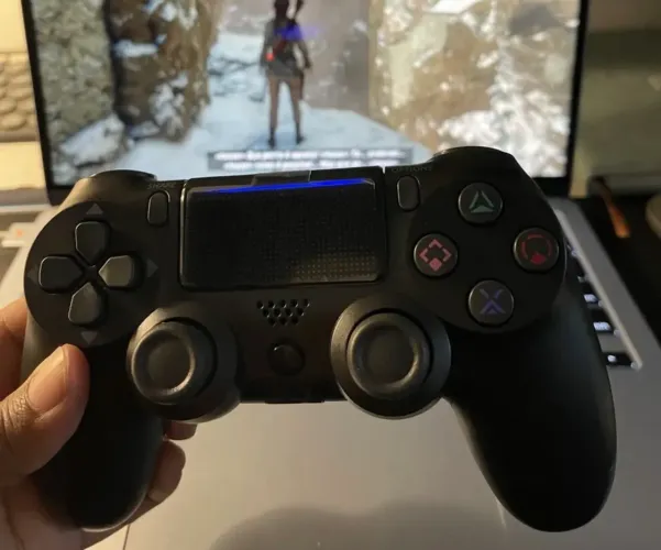 Controle Gamer Sem Fio Bluetooth Blackone para PC e PS4