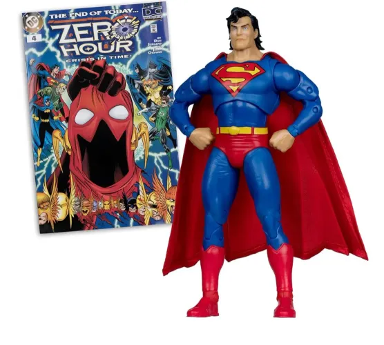 Dc multiverse Mcfarlane Superman (Zero Hour) DC Direct with Comic WV10 Dc comics
